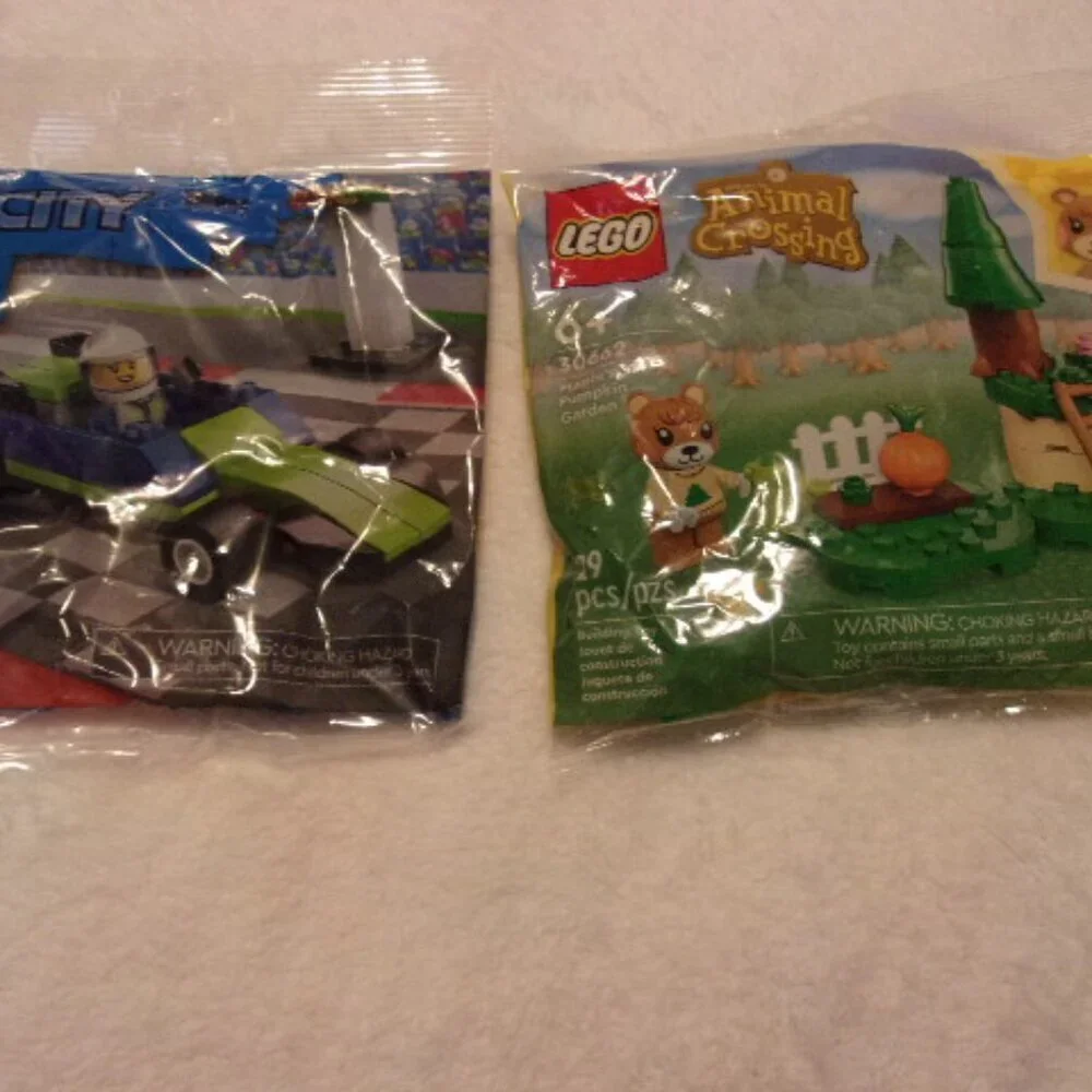 Lego Bundle-Animal Crossing & Racecar. New in packages